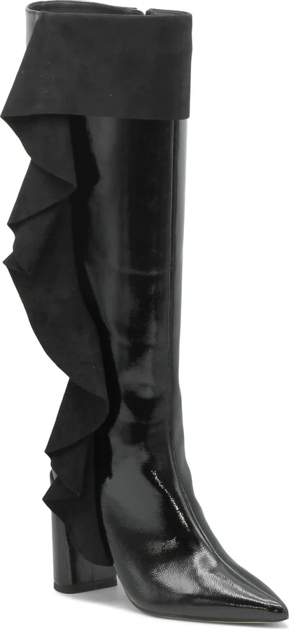Viva Pointed Toe Knee High Boot