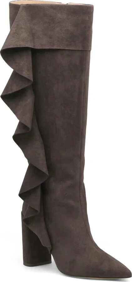 Viva Pointed Toe Knee High Boot