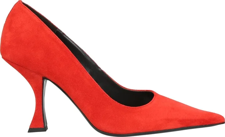 Viva Pomodoro Suede Leather Heel