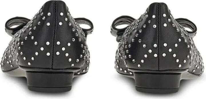 Viva rhinestone-embellished flat pumps - Image 3
