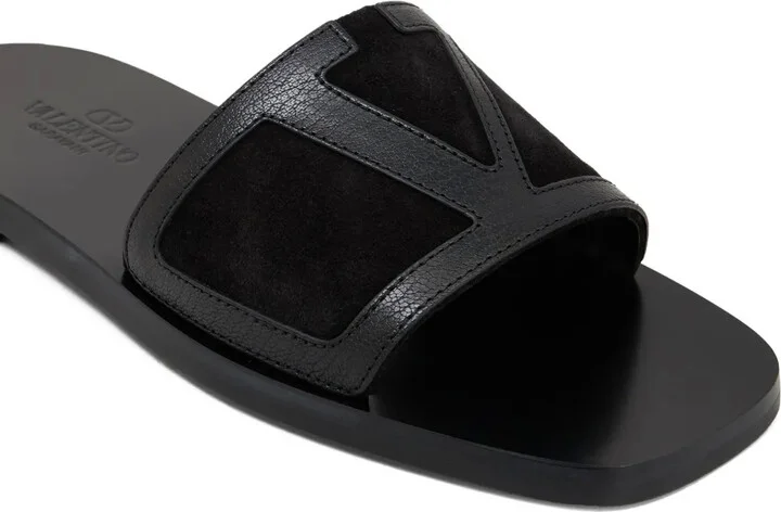 Viva Superstar leather flat sandals - Image 4