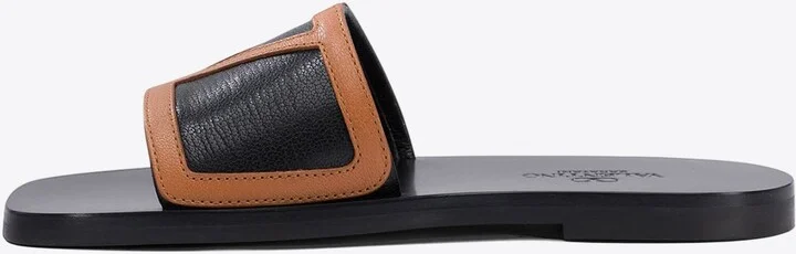 Viva Superstar Nappa Leather Flat Sandals - Image 2