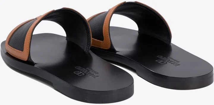 Viva Superstar Nappa Leather Flat Sandals - Image 3