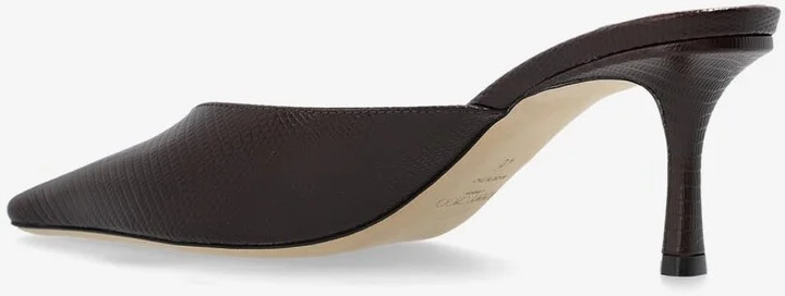 Vivi 65 Lizard Print Leather Mules - Image 3