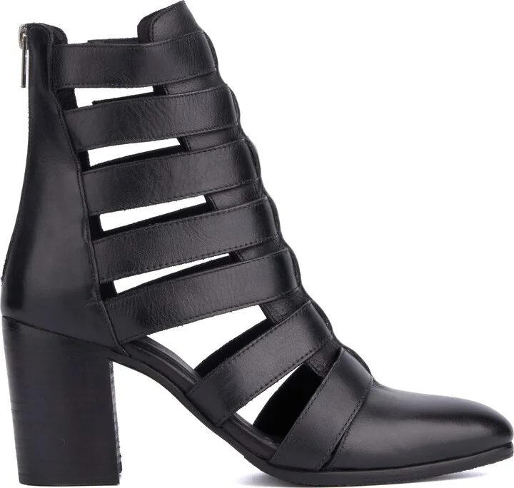 Vivi Caged Block Heel Bootie - Image 4