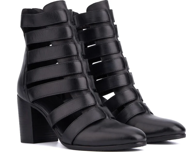 Vivi Caged Block Heel Bootie - Image 8