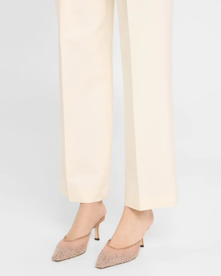 Vivi Crystal Mesh Mule Pumps - Image 3