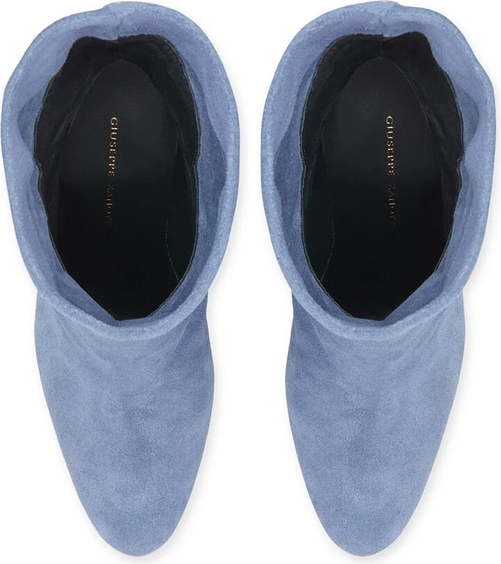 Viviana 90mm suede boots - Image 4