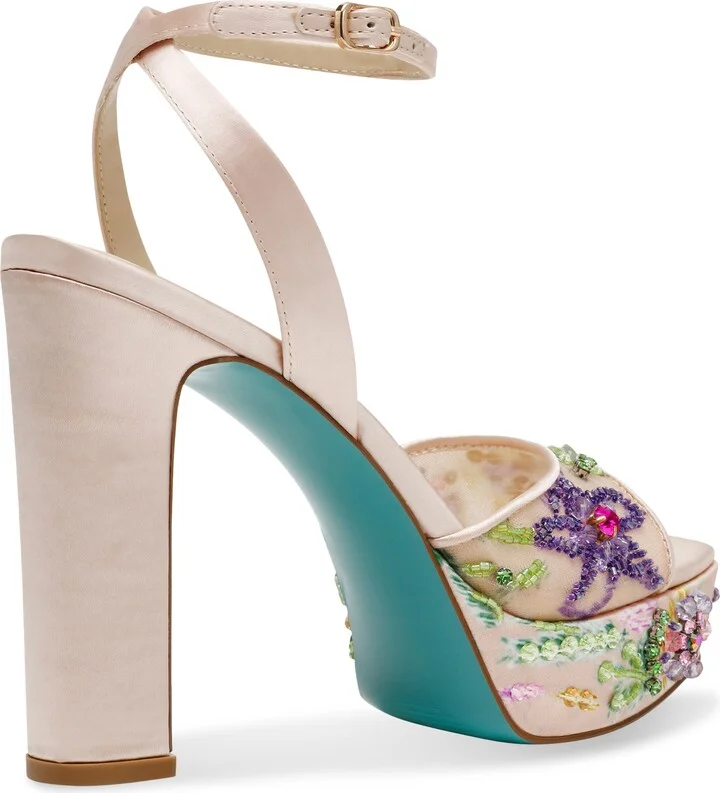 Vivien Beaded Platform Sandal - Image 2