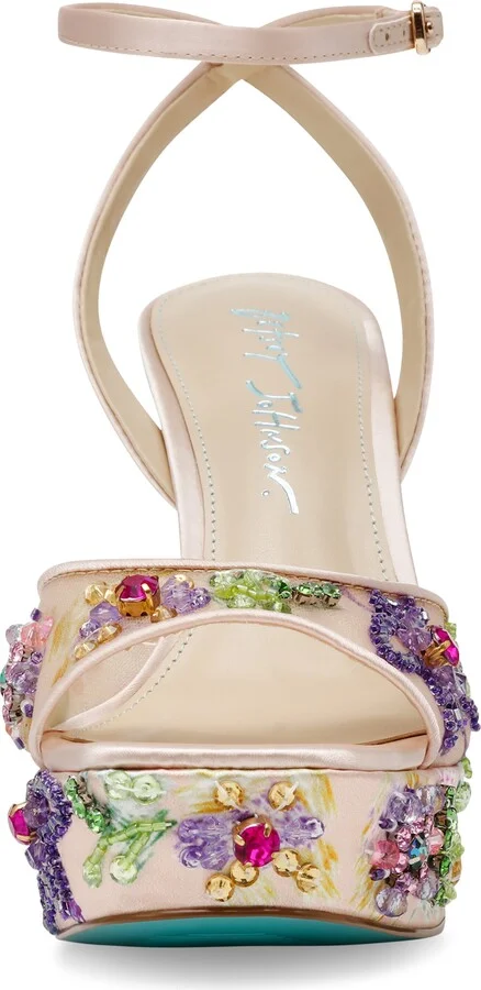 Vivien Beaded Platform Sandal - Image 4