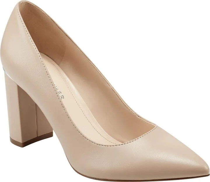 Viviene 4 Womens Faux Leather Pointed Toe Pumps