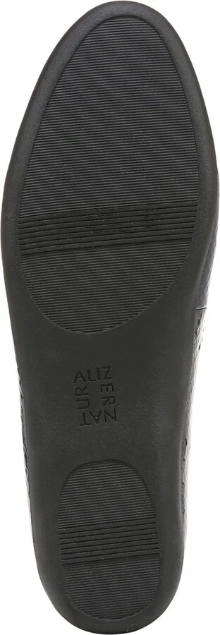 Vivienne Croc Embossed Faux Leather Flat - Image 6