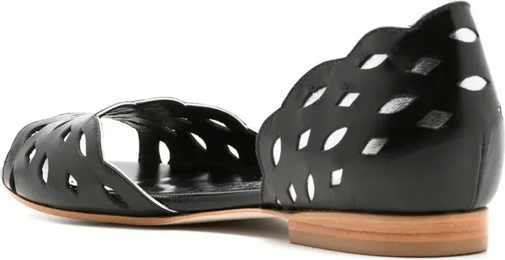 Vivienne perforated-detail sandals - Image 3