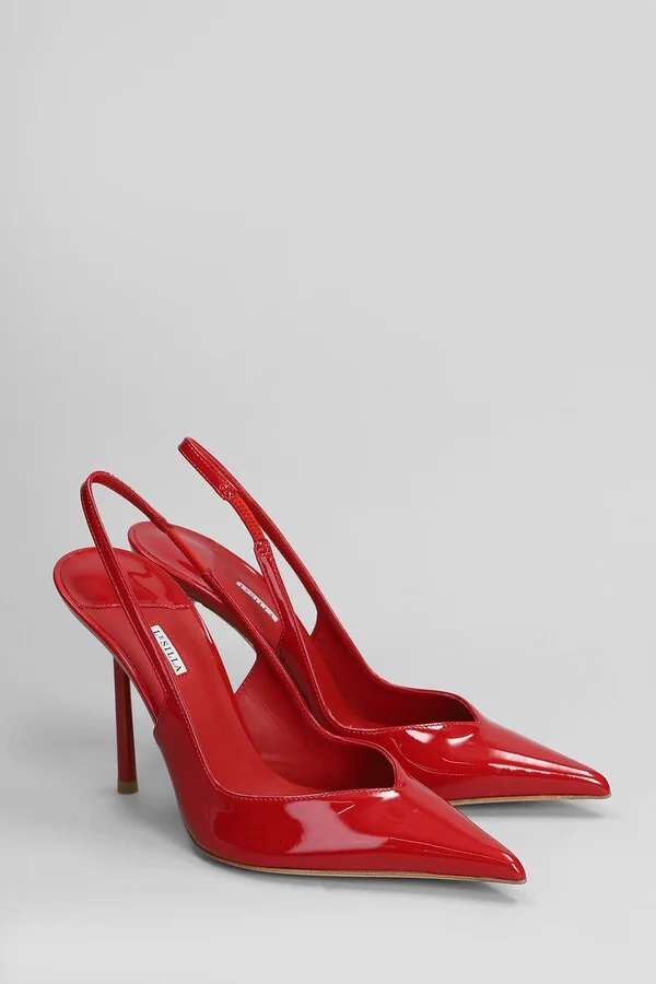 Vivienne Pumps In Red Patent Leather - Image 2