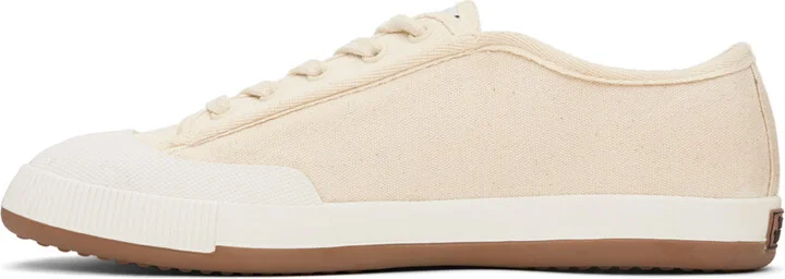 Vivienne Westwood Beige Low-Top Animal Gym Sneakers - Image 3