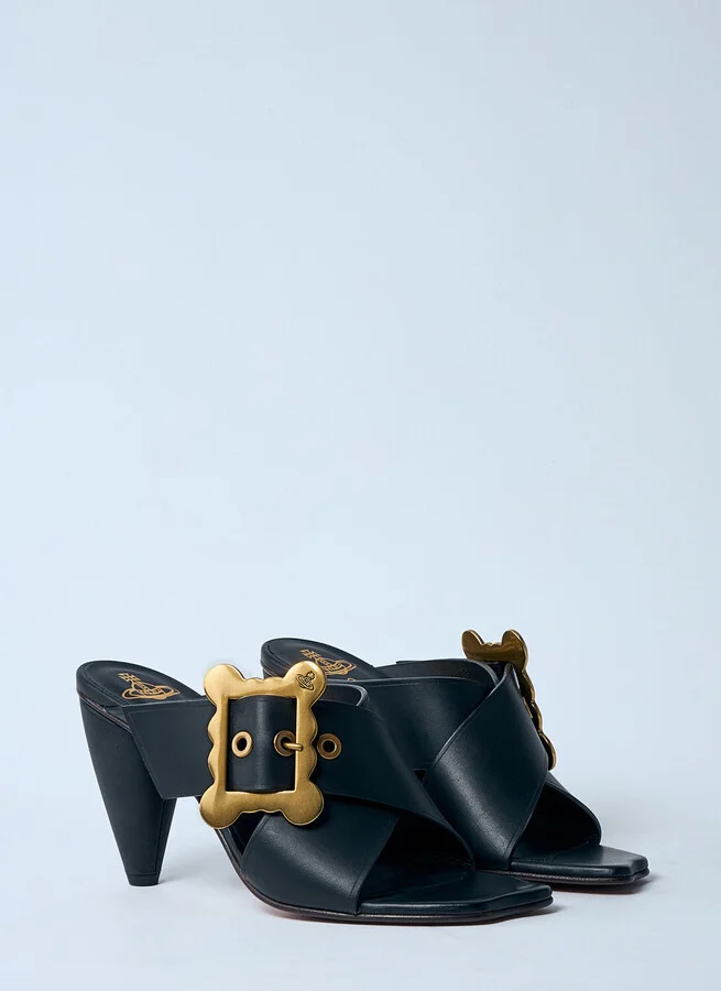 Vivienne Westwood Belt Mule Heels - Woman Heels Black Eu - 41 - Image 2