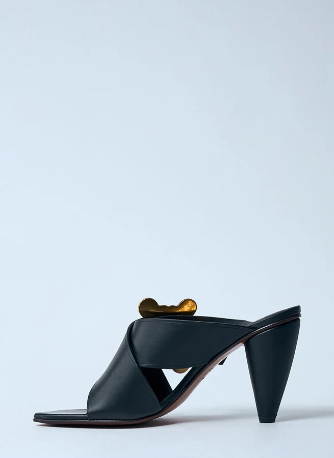 Vivienne Westwood Belt Mule Heels - Woman Heels Black Eu - 41 - Image 4