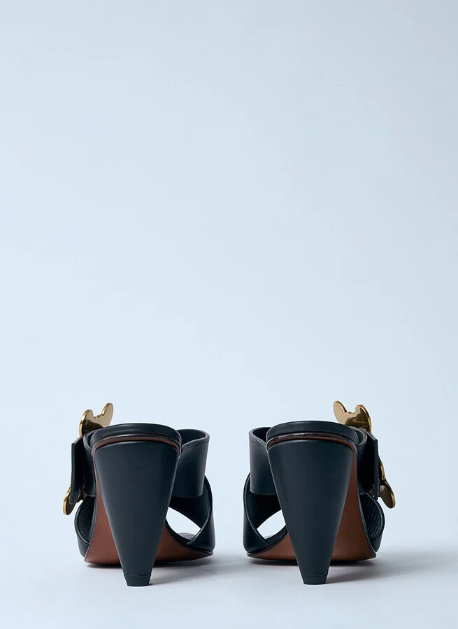 Vivienne Westwood Belt Mule Heels - Woman Heels Black Eu - 41 - Image 6