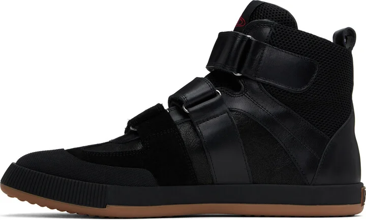 Vivienne Westwood Black Animal Basketball Sneakers - Image 3