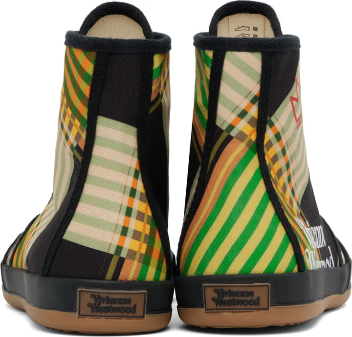 Vivienne Westwood Black Animal Gym High Top Sneakers - Image 2