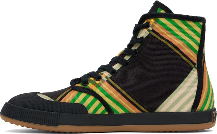 Vivienne Westwood Black Animal Gym High Top Sneakers - Image 3