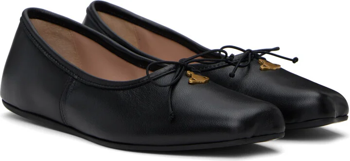 Vivienne Westwood Black Brigitte Ballerina Flats - Image 4