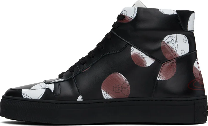 Vivienne Westwood Black Classic High Top Sneakers - Image 3