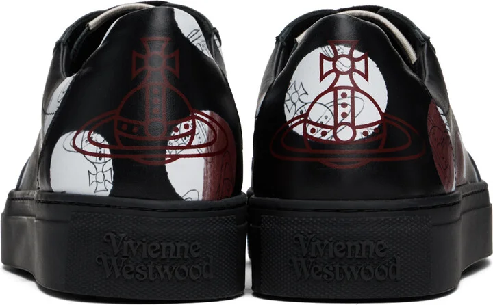 Vivienne Westwood Black Classic Low Top Sneakers - Image 2