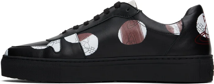 Vivienne Westwood Black Classic Low Top Sneakers - Image 3