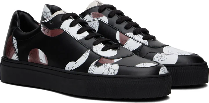 Vivienne Westwood Black Classic Low Top Sneakers - Image 4