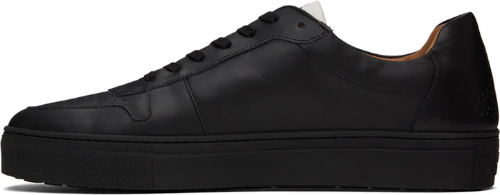 Vivienne Westwood Black Classic Punch Trainer Low Top Sneakers - Image 3