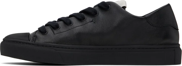 Vivienne Westwood Black Low Top Soft Punch Sneakers - Image 3