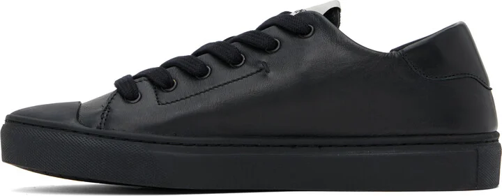 Vivienne Westwood Black Low-Top Soft Punch Trainer Sneakers - Image 3