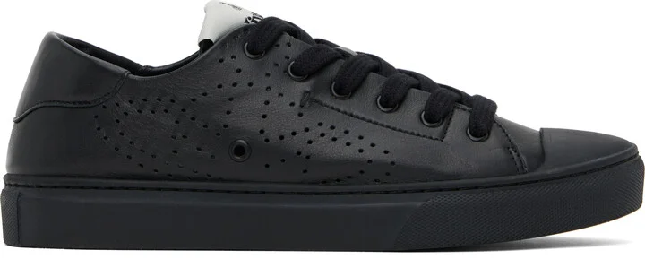 Vivienne Westwood Black Low-Top Soft Punch Trainer Sneakers
