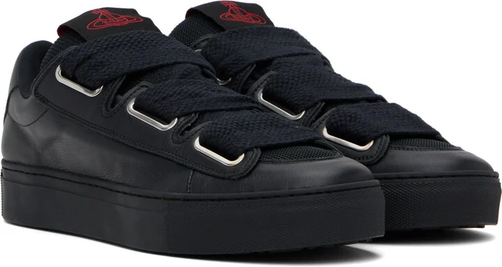 Vivienne Westwood Black Rocket Trainer Sneakers - Image 4