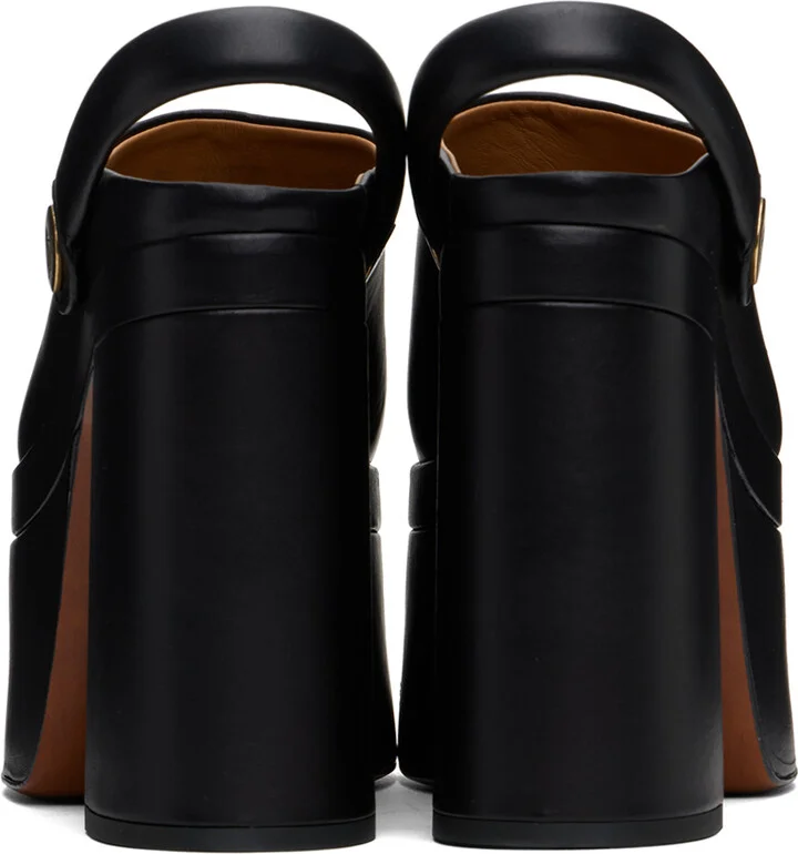 Vivienne Westwood Black Swamp Mules - Image 2