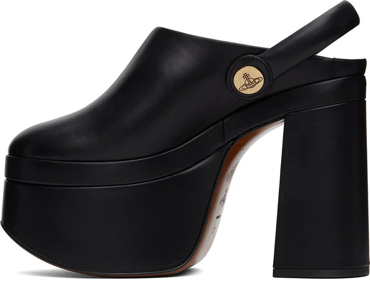 Vivienne Westwood Black Swamp Mules - Image 3