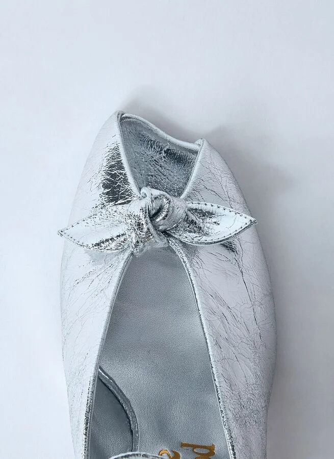 Vivienne Westwood Bow Peep Heels - Woman Heels Silver Eu - 39 - Image 5