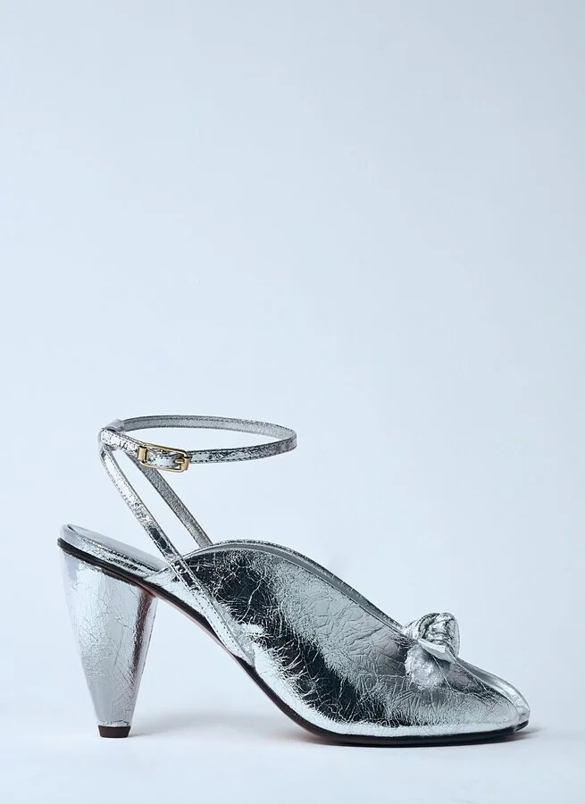 Vivienne Westwood Bow Peep Heels - Woman Heels Silver Eu - 39