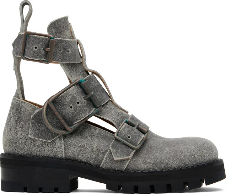Vivienne Westwood Gray Rome Boots