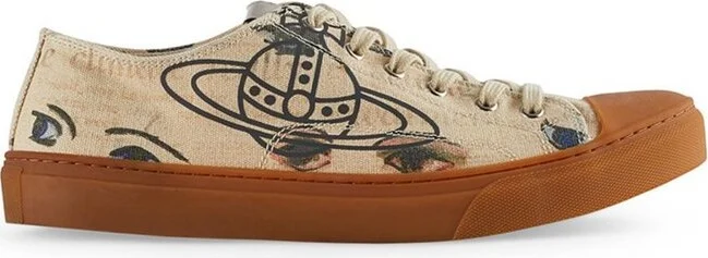 Vivienne Westwood Logo Printed Lace-Up Sneakers