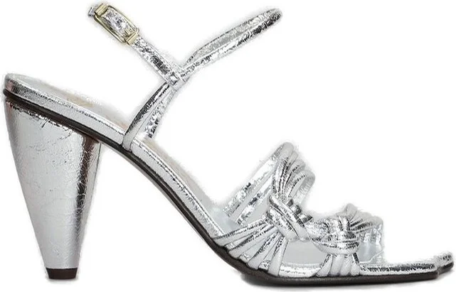 Vivienne Westwood Metallic Effect Knotted Sandals