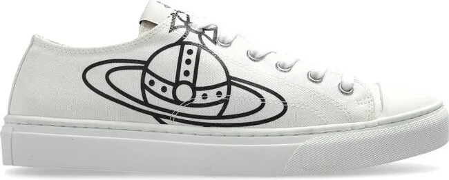 Vivienne Westwood Orb Printed Lace-Up Sneakers
