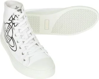 Vivienne Westwood Plimsoll High Top Canvas Man Sneakers - Image 2