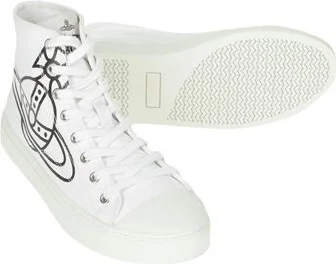 Vivienne Westwood Plimsoll High Top Canvas Woman Sneakers - Image 2