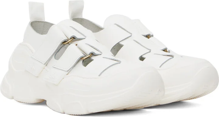 Vivienne Westwood White Catch Stomper Sneakers - Image 4