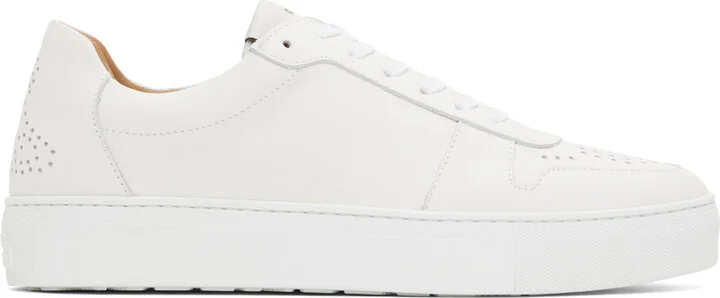 Vivienne Westwood White Classic Punch Trainer Low Top Sneakers