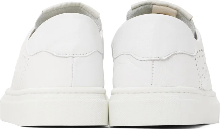 Vivienne Westwood White Low Top Soft Punch Sneakers - Image 2