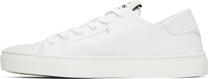 Vivienne Westwood White Low Top Soft Punch Sneakers - Image 3