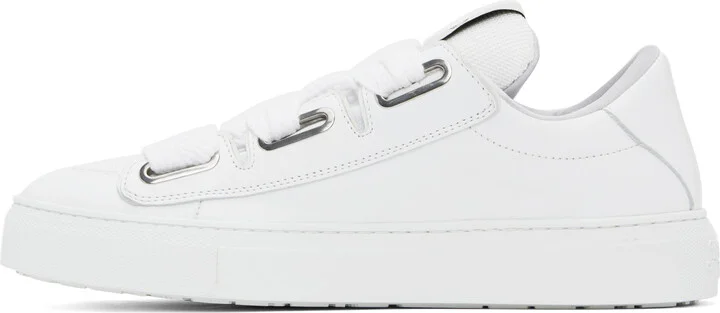 Vivienne Westwood White Rocket Trainer Sneakers - Image 3
